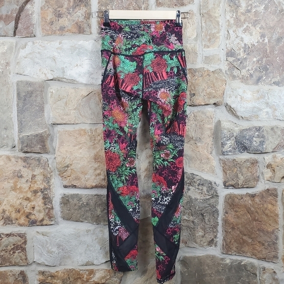 LULULEMON 4 Zen Garden Wunder Under Hi Rise Tights Mesh 28 - Picture 10 of 13